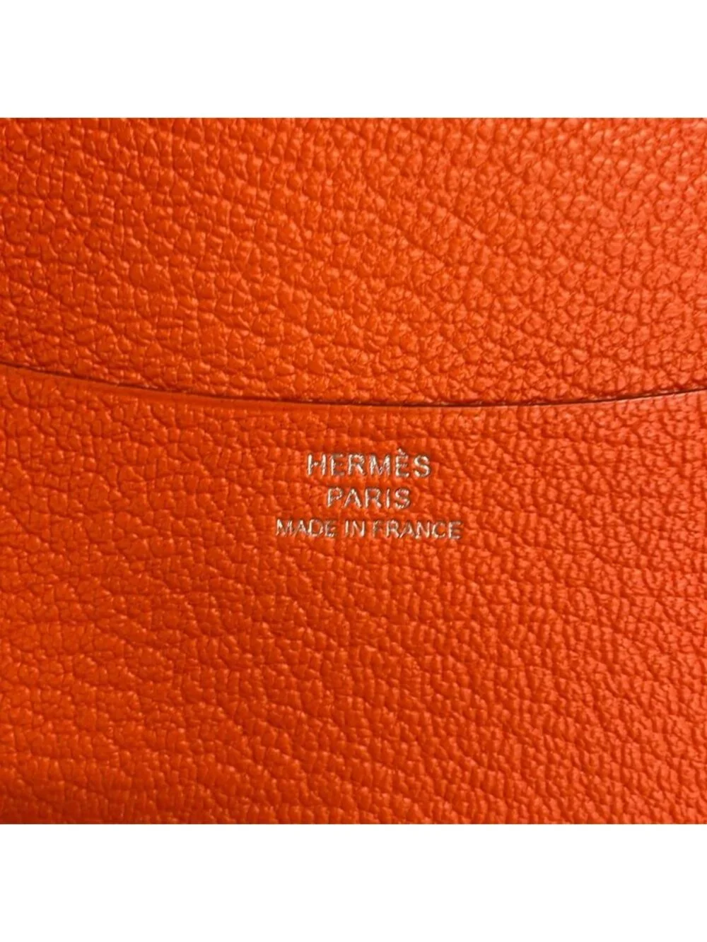Hermes Notebook Agenda GM Orange Poppy Silver
